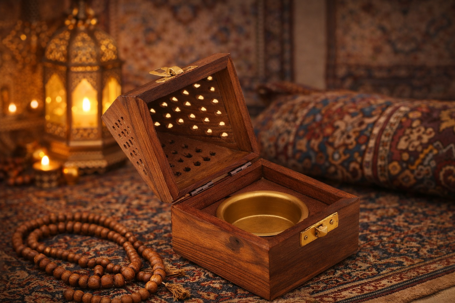Wooden Bakhoor Burner - Salam Fashion