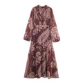 The Amara Floral Pleated Dress