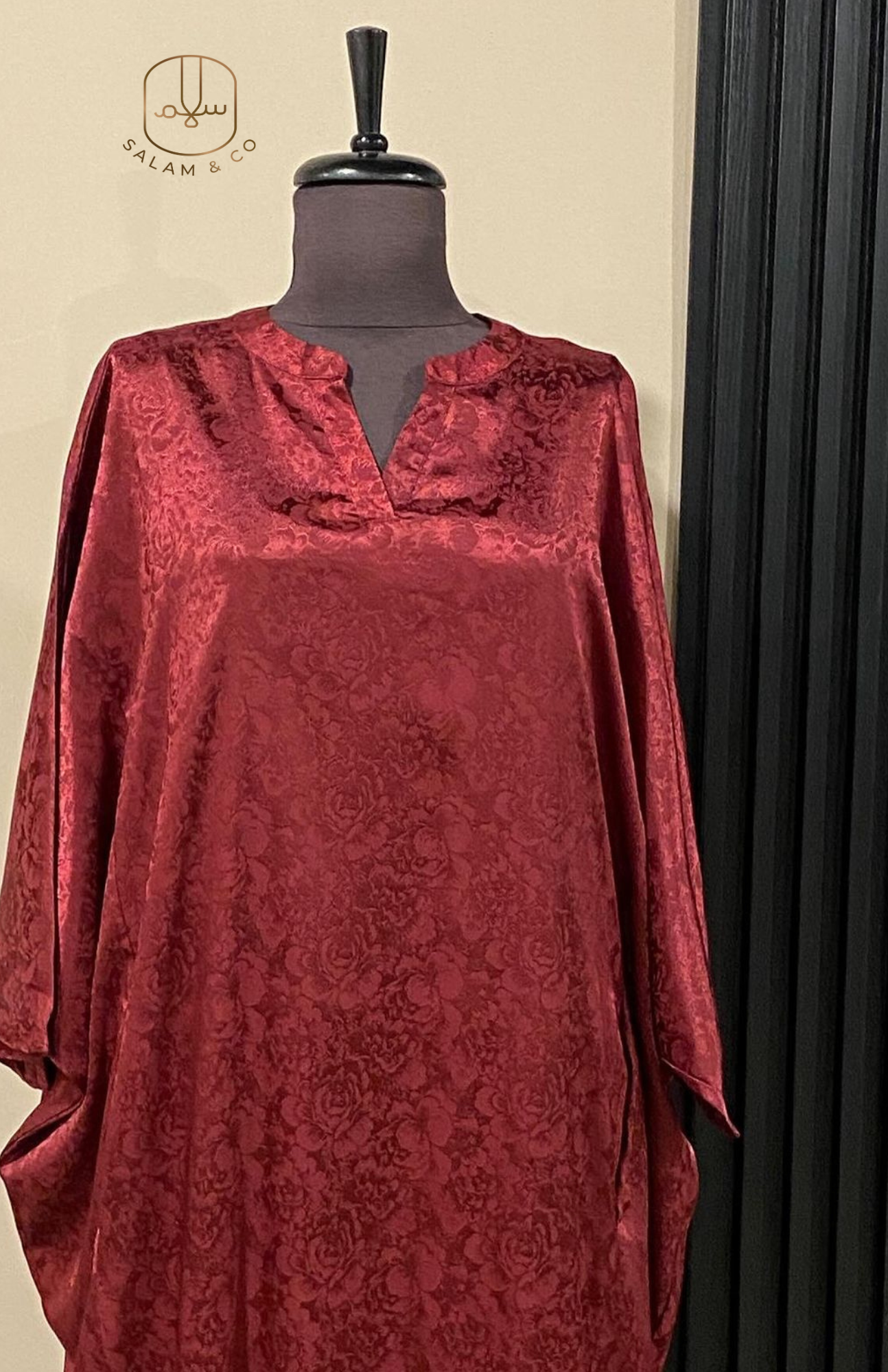 Burgundy Kaftan