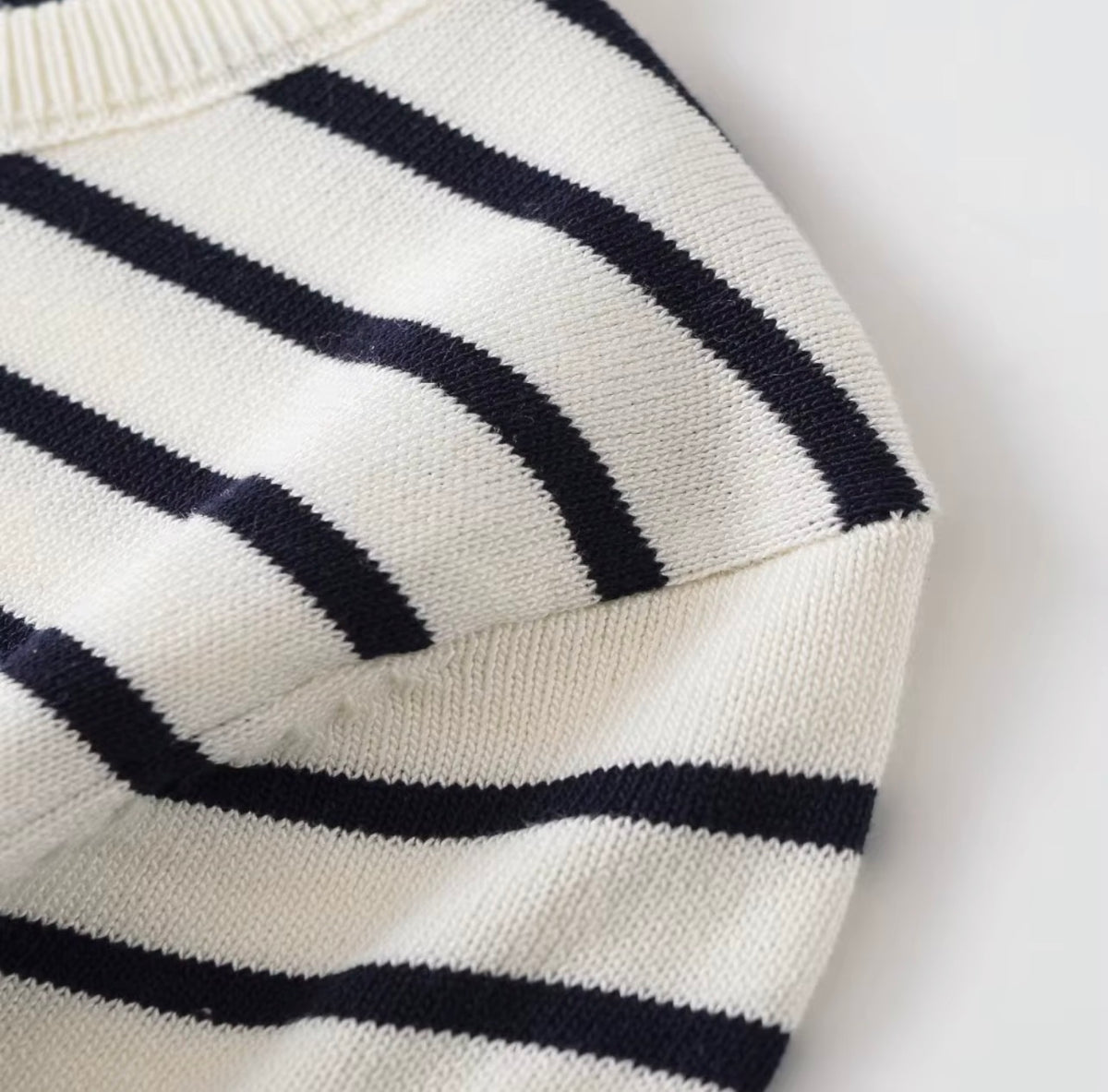 The Classic Stripe Knit Cardigan - Salam Fashion
