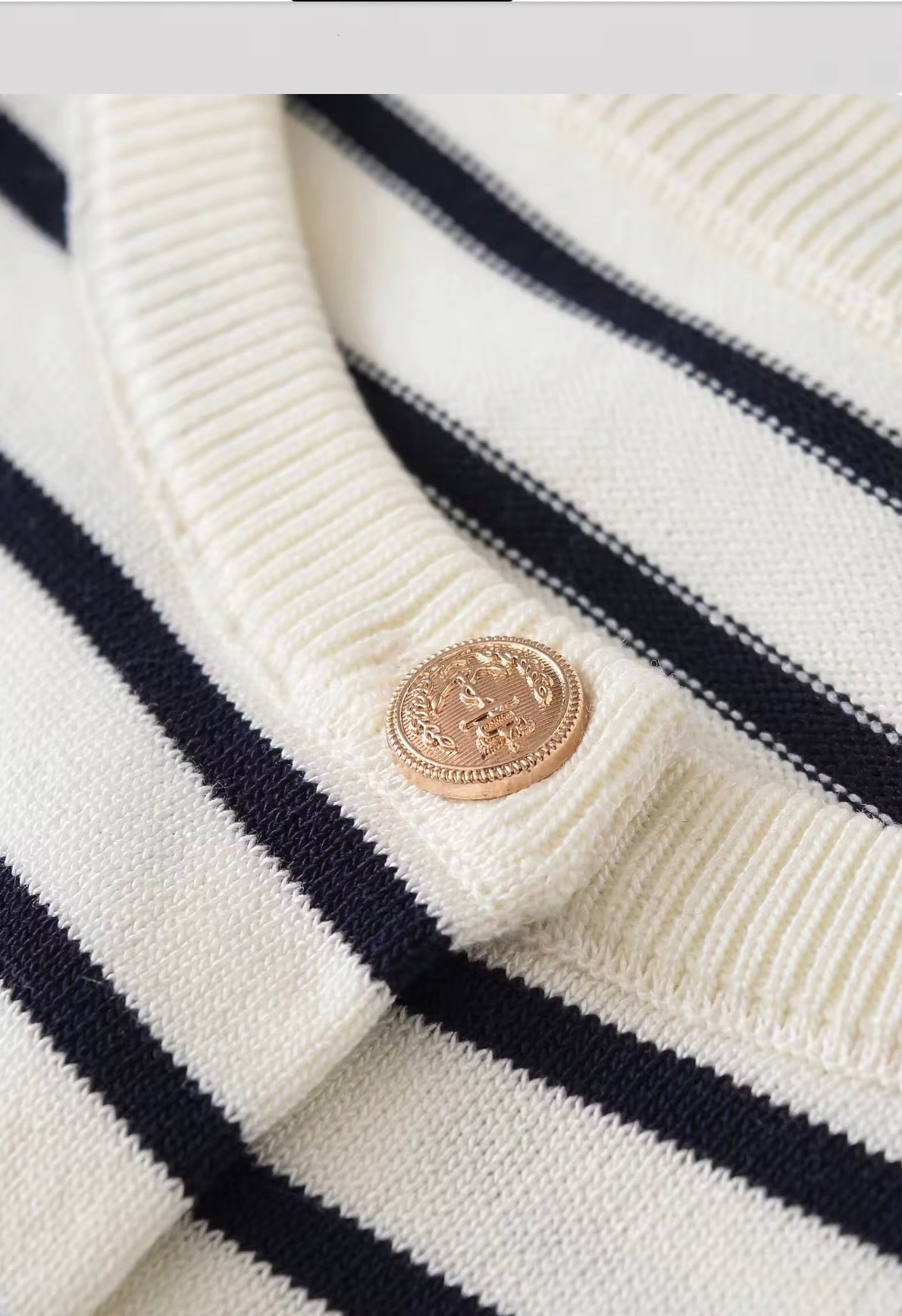 The Classic Stripe Knit Cardigan - Salam Fashion