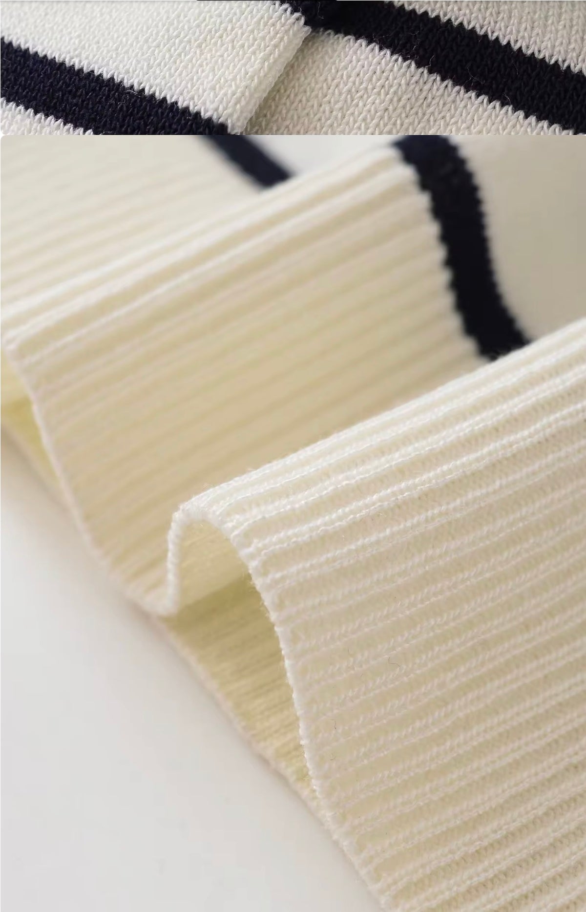 The Classic Stripe Knit Cardigan - Salam Fashion