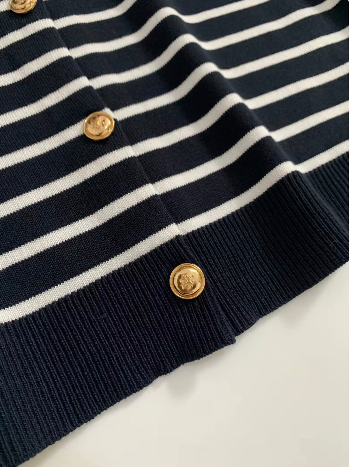 The Classic Stripe Knit Cardigan - Salam Fashion