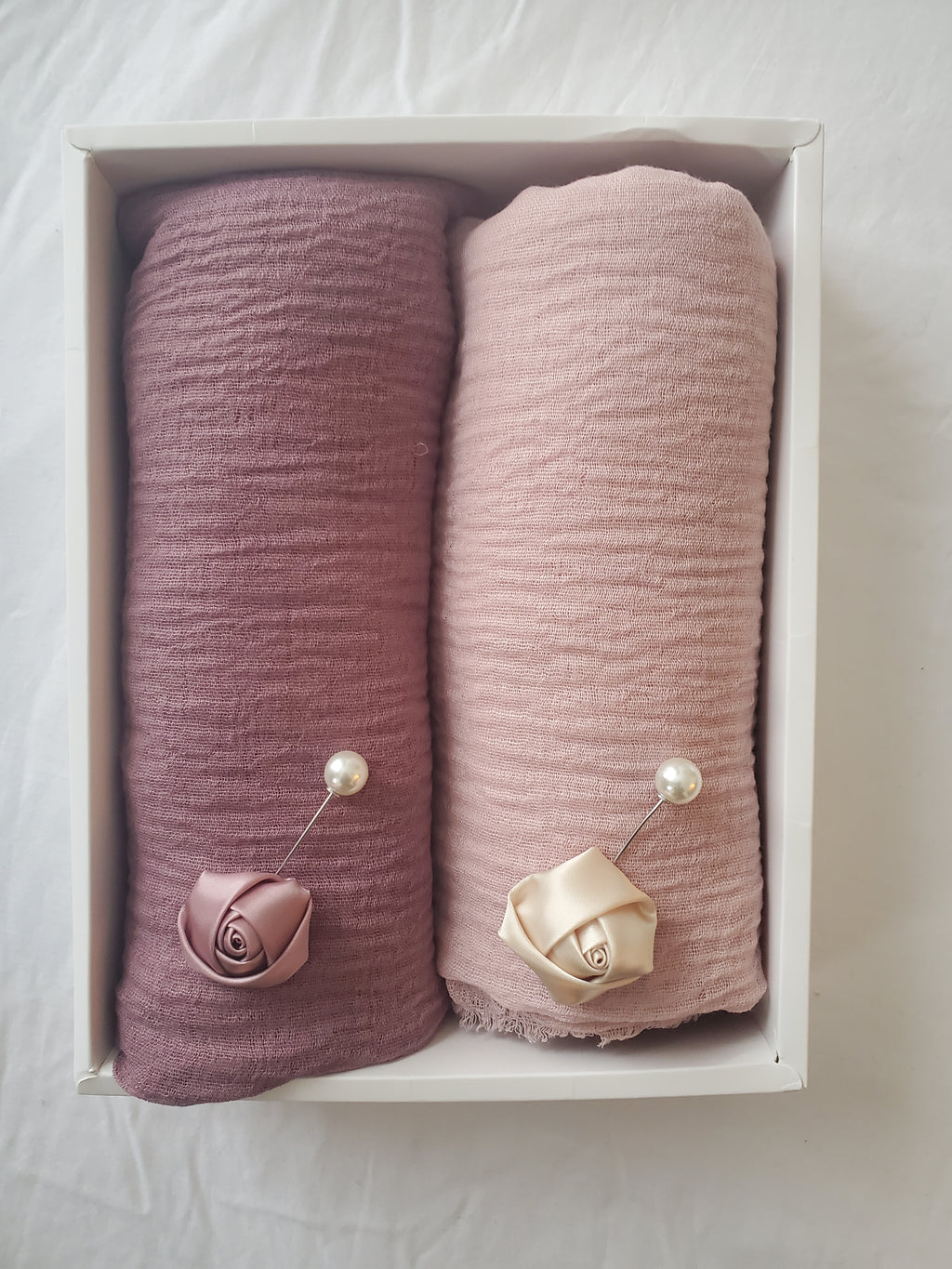 2 pack - CRINKLE COTTON HIJAB SET - Salam Fashion