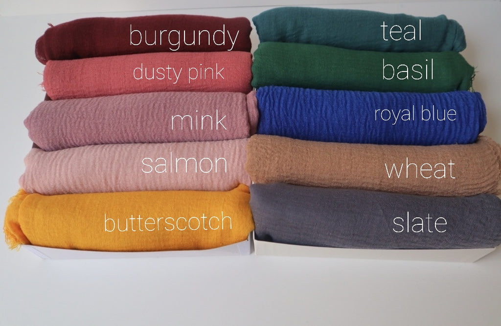 CUSTOM CRINKLE HIJAB BOX - 4 pack - Salam Fashion