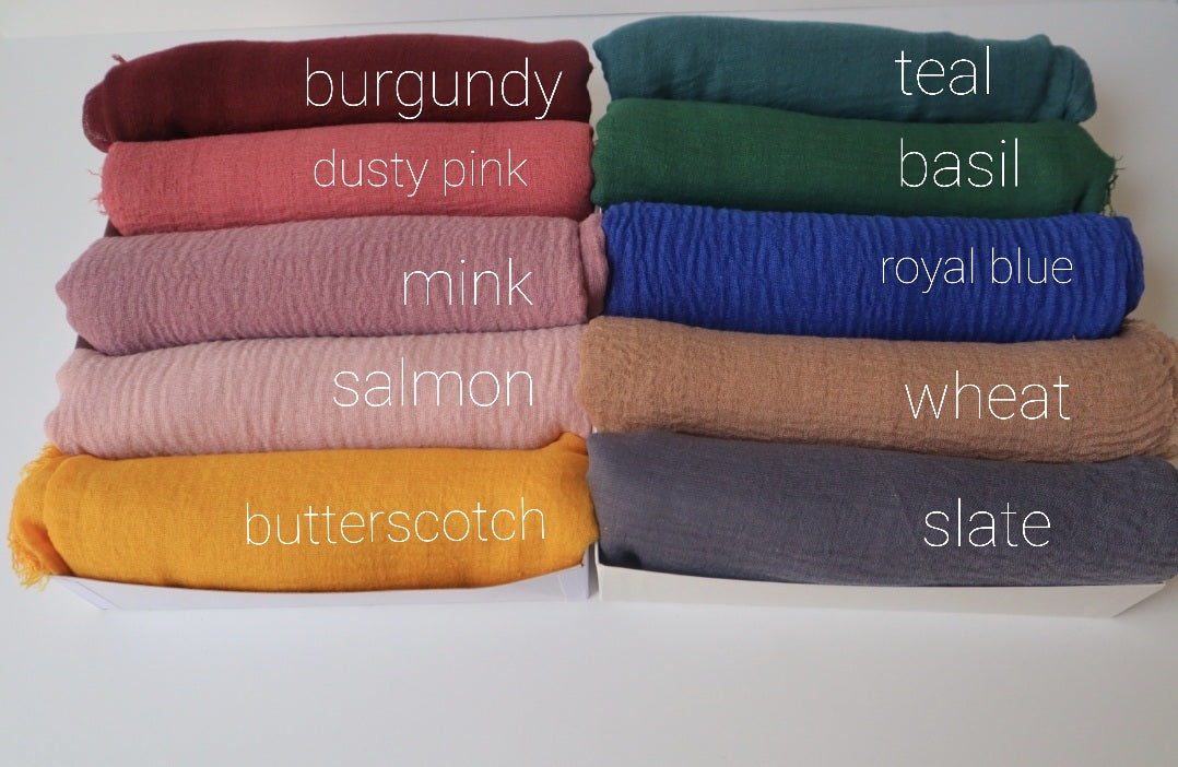 CUSTOM CRINKLE HIJAB BOX - 4 pack - Salam Fashion