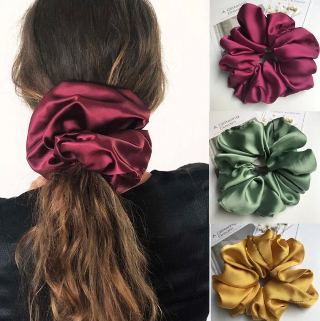 Silk Volumizing Hijab Scrunchie - Salam Fashion