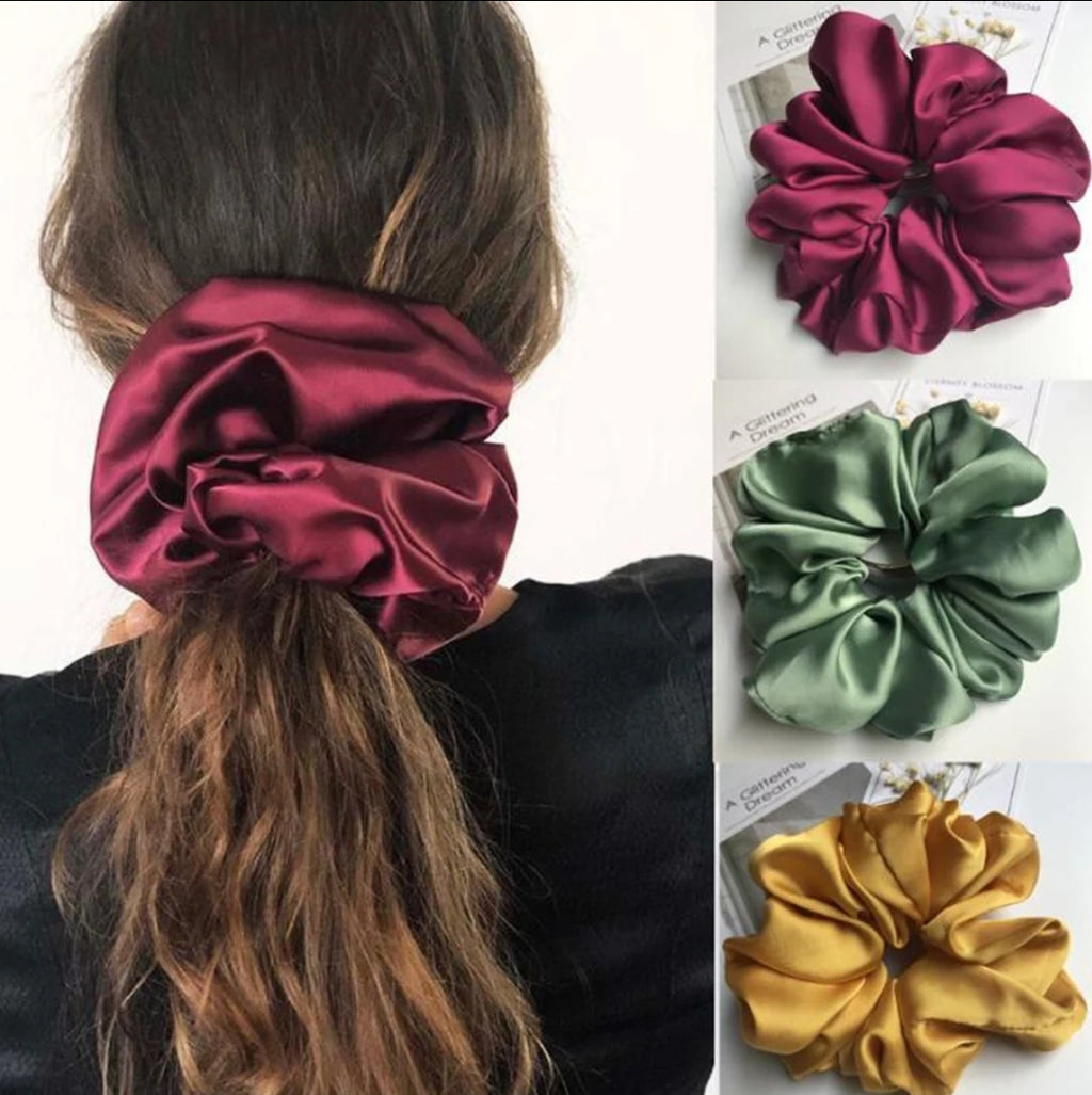 Silk Volumizing Hijab Scrunchie - Salam Fashion
