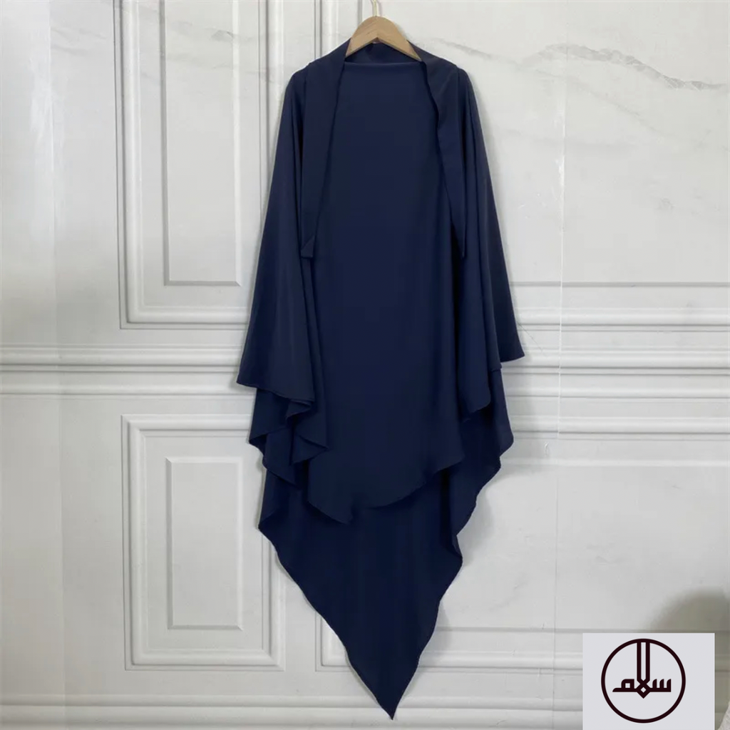 DIAMOND KHIMAR - NAVY - Salam Fashion