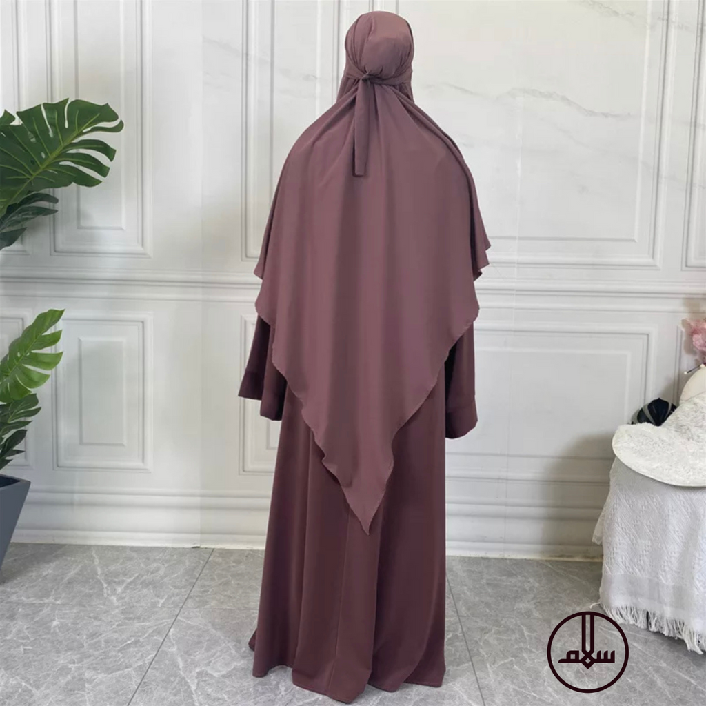 DIAMOND KHIMAR - PURPLE - Salam Fashion