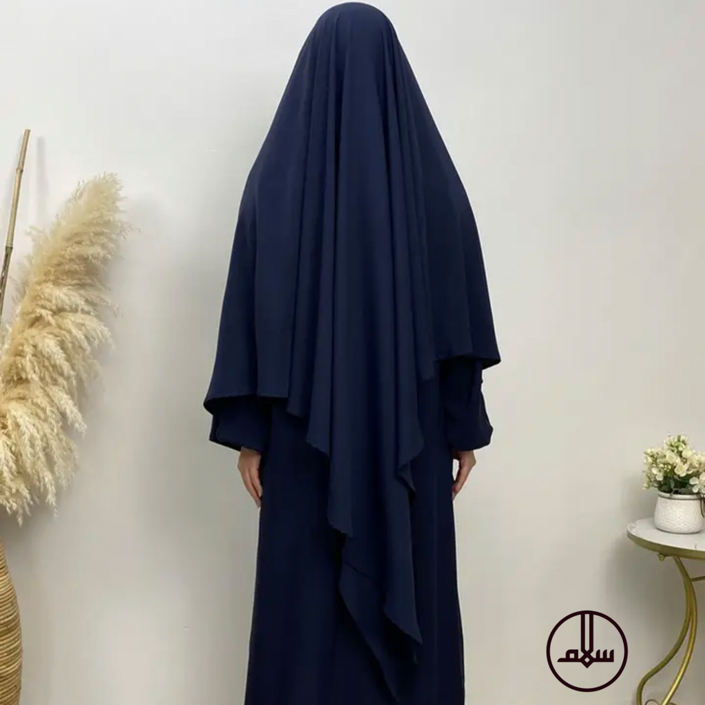 DIAMOND KHIMAR - NAVY - Salam Fashion