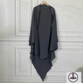 DIAMOND KHIMAR- GRAY - Salam Fashion