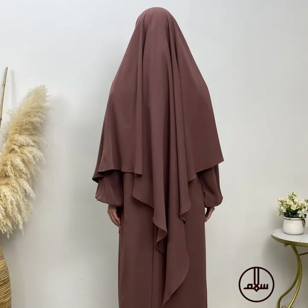 DIAMOND KHIMAR - PURPLE - Salam Fashion