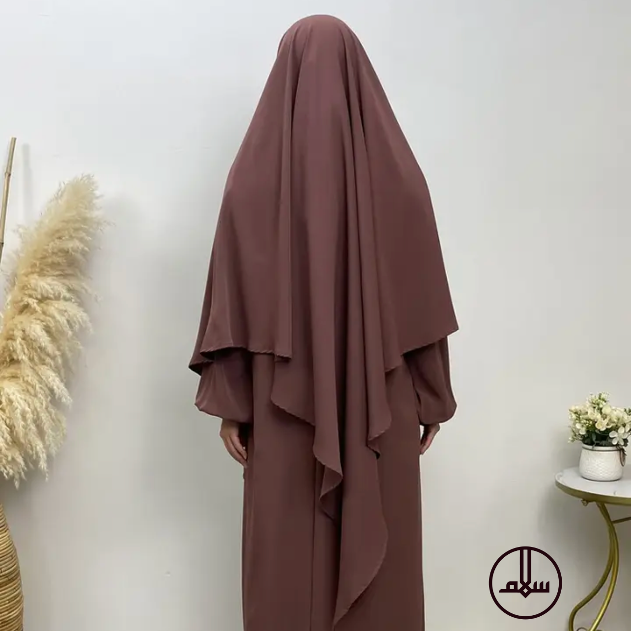 DIAMOND KHIMAR - PURPLE - Salam Fashion